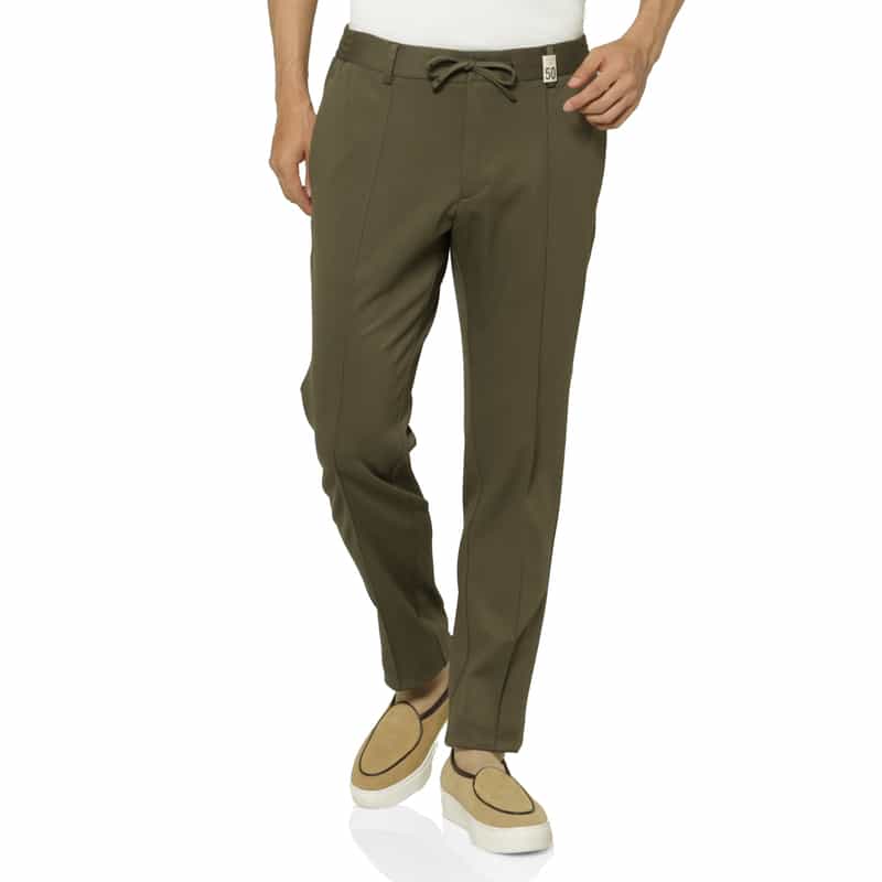 GIABSARCHIVIO GIABSARCHIVIO＜ジャブスアルキヴィオ＞ テーパードパンツ"MASACCIO" KHAKI