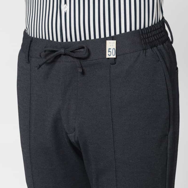 GIABSARCHIVIO GIABSARCHIVIO＜ジャブスアルキヴィオ＞ テーパードパンツ"MASACCIO" NAVY