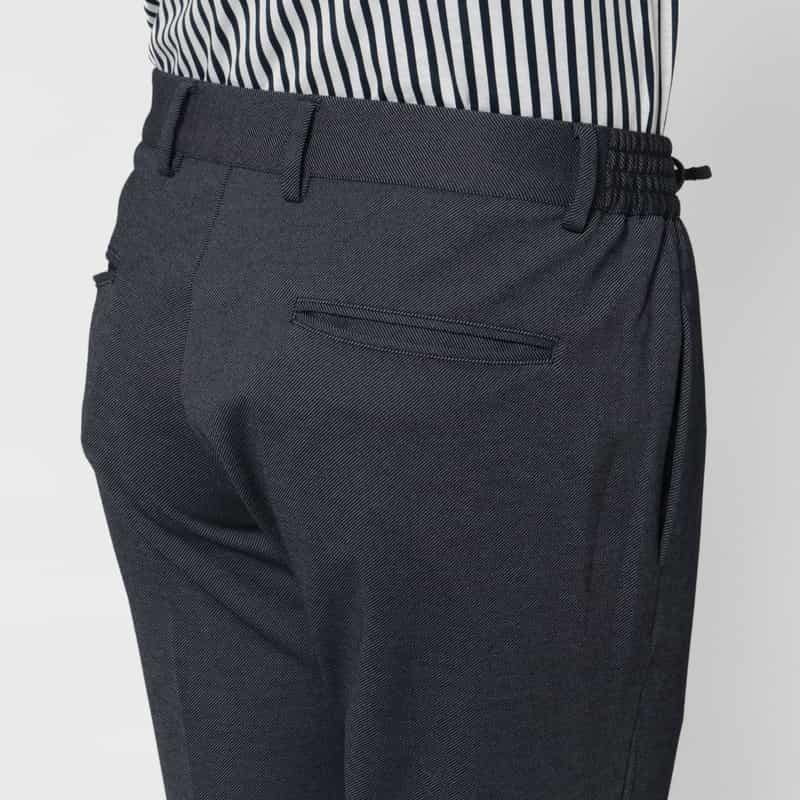 GIABSARCHIVIO GIABSARCHIVIO＜ジャブスアルキヴィオ＞ テーパードパンツ"MASACCIO" NAVY