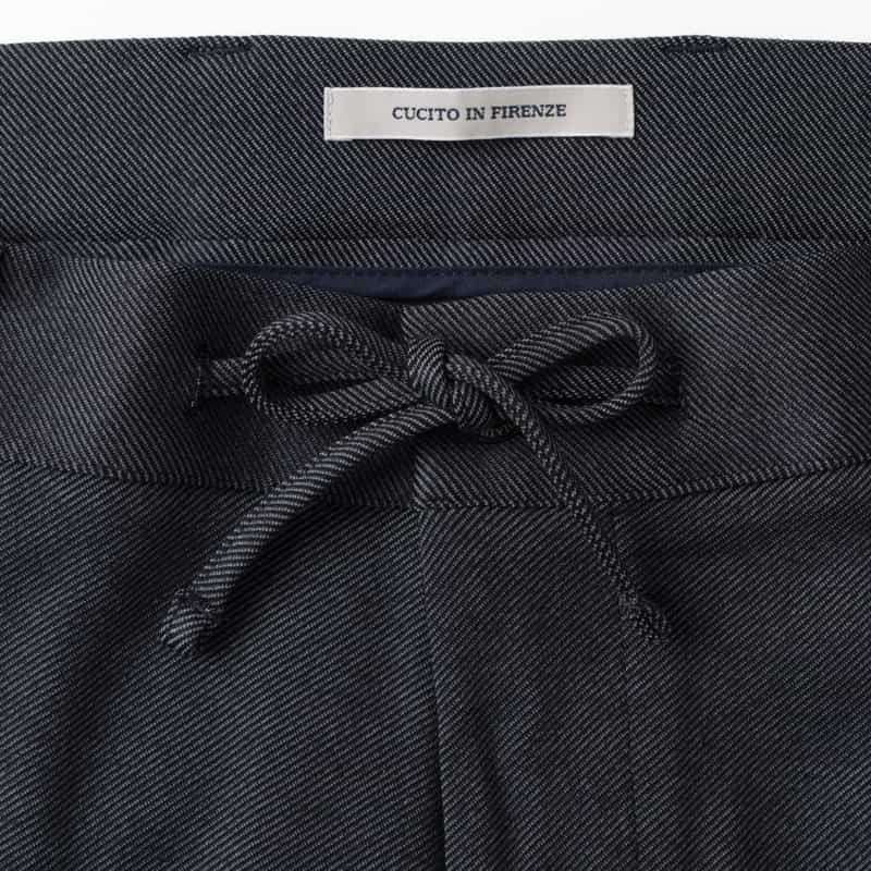 GIABSARCHIVIO GIABSARCHIVIO＜ジャブスアルキヴィオ＞ テーパードパンツ"MASACCIO" NAVY