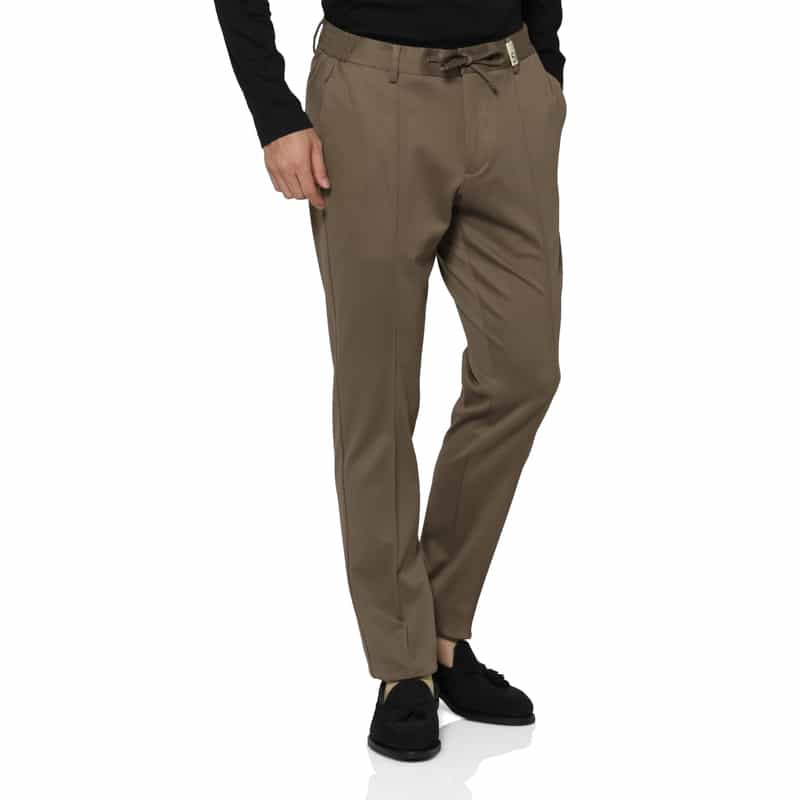 GIABSARCHIVIO GIABSARCHIVIO＜ジャブスアルキヴィオ＞ テーパードパンツ"MASACCIO" BROWN