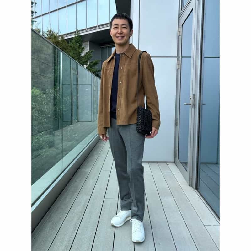 GIABSARCHIVIO GIABSARCHIVIO＜ジャブスアルキヴィオ＞ テーパードパンツ"MASACCIO" LT GRAY