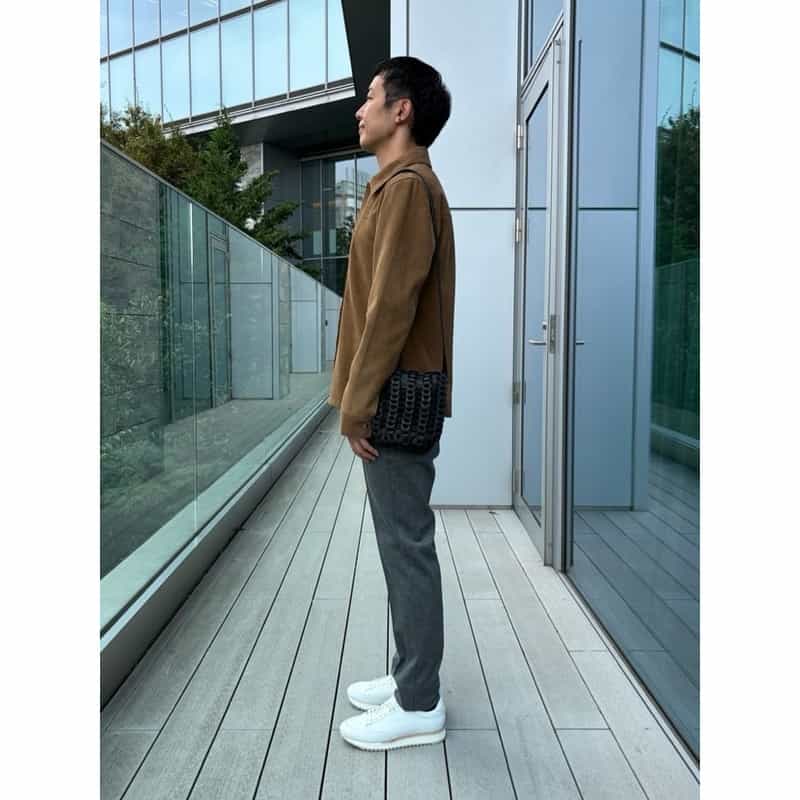 GIABSARCHIVIO GIABSARCHIVIO＜ジャブスアルキヴィオ＞ テーパードパンツ"MASACCIO" LT GRAY
