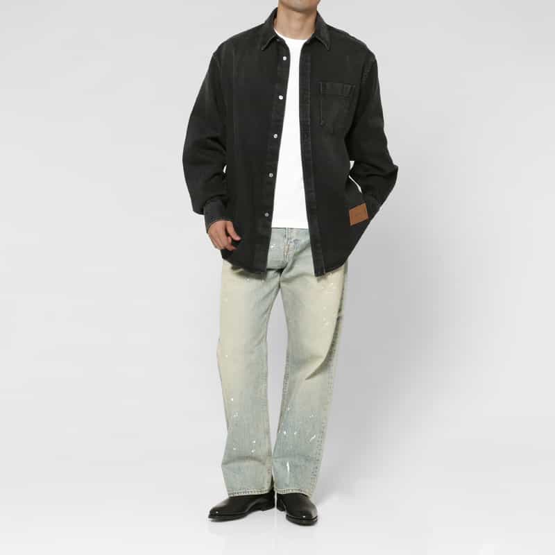 MARNI MARNI＜マルニ＞ バーニーズ　ニューヨーク限定 デニムシャツ BLACK