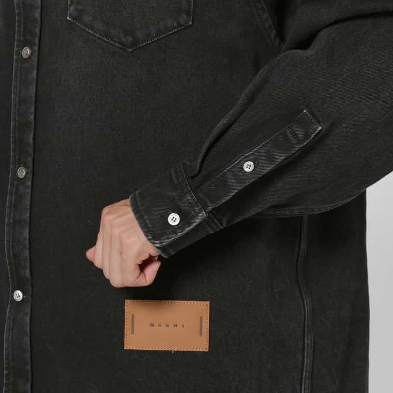MARNI MARNI＜マルニ＞ バーニーズ　ニューヨーク限定 デニムシャツ BLACK