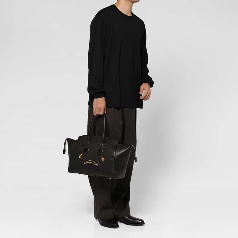 DOUBLET. DOUBLET.＜ダブレット＞ レザートートバッグ BLACK