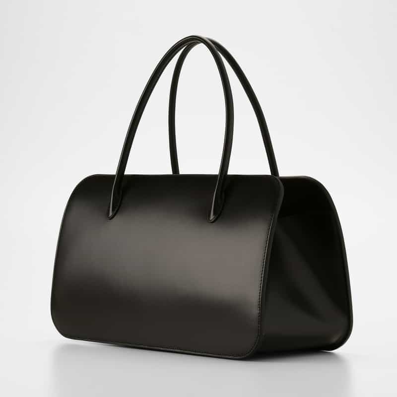 AURALEE AURALEE ＜オーラリー＞ レザートートバッグ BLACK
