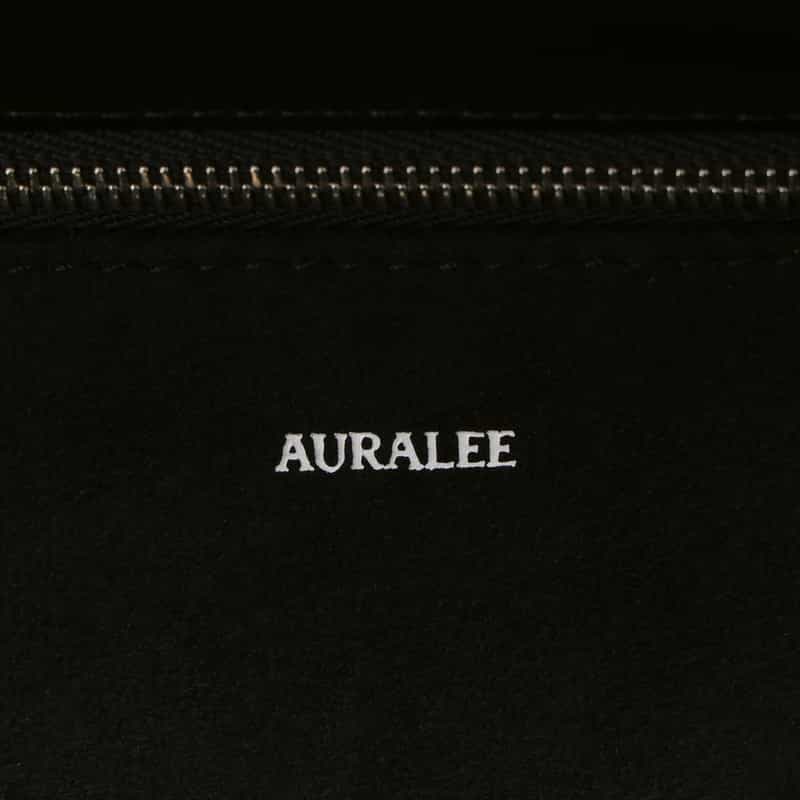 AURALEE AURALEE ＜オーラリー＞ レザートートバッグ BLACK