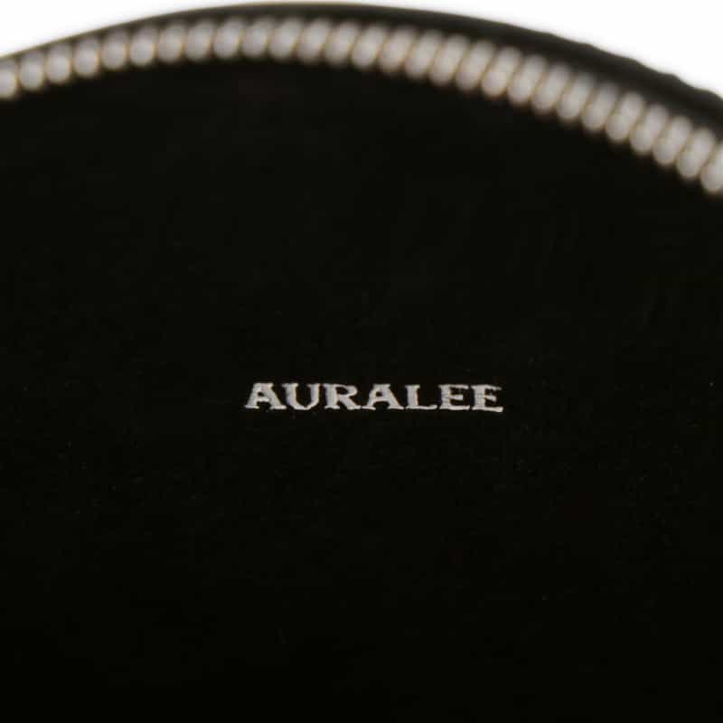 AURALEE AURALEE ＜オーラリー＞ レザーミニボストンバッグ BLACK