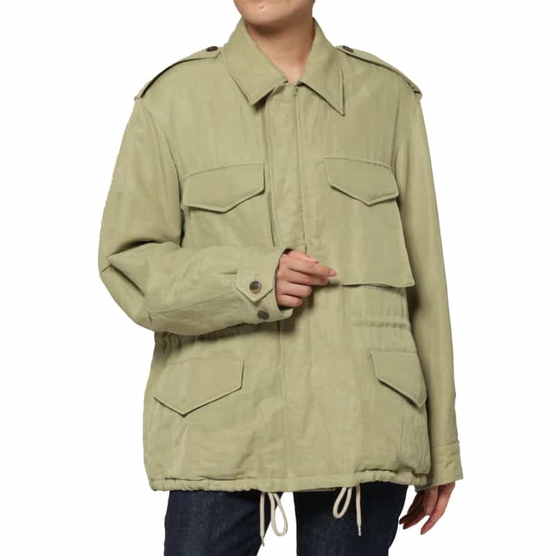 AURALEE AURALEE ＜オーラリー＞ ミリタリーブルゾン KHAKI