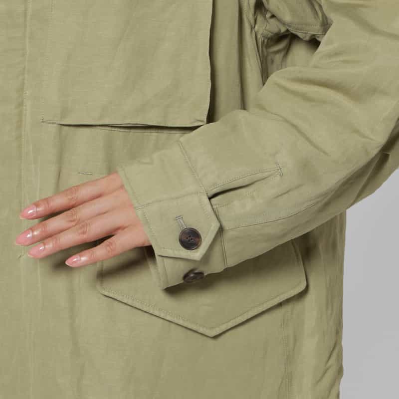 AURALEE AURALEE ＜オーラリー＞ ミリタリーブルゾン KHAKI