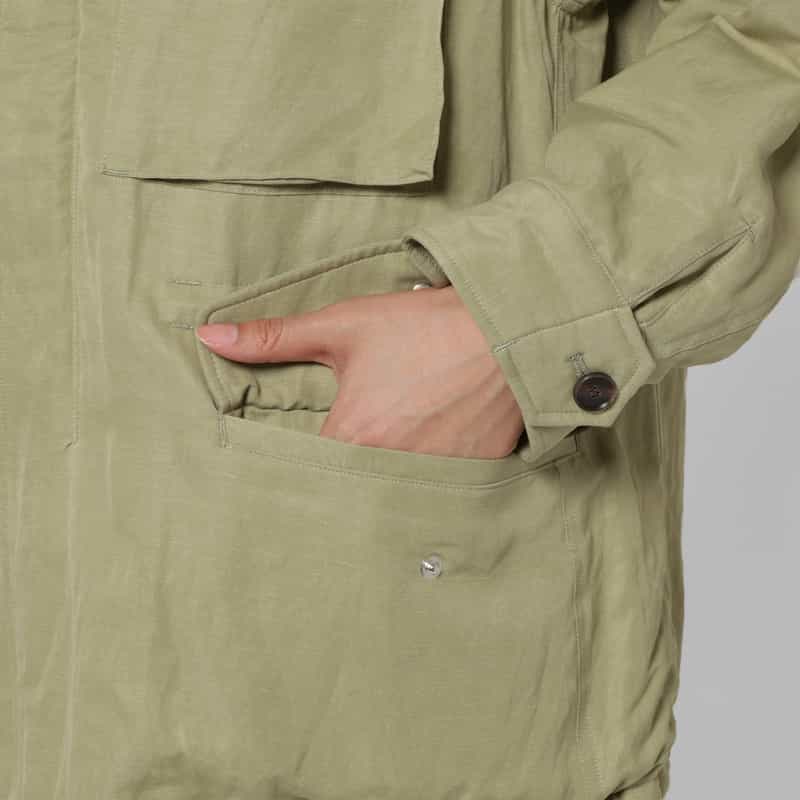 AURALEE AURALEE ＜オーラリー＞ ミリタリーブルゾン KHAKI