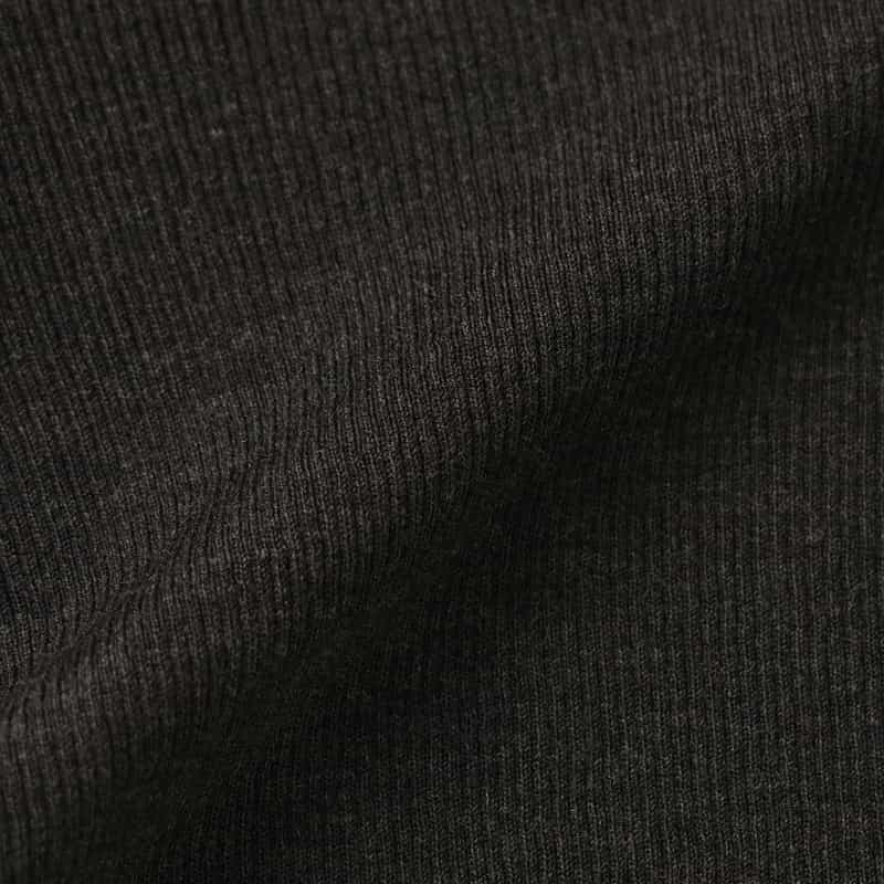 AURALEE AURALEE ＜オーラリー＞ ウール素材 ハイゲージ リブニットカーディガン DARK GRAY