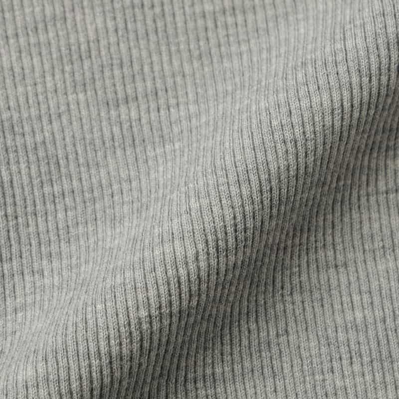 AURALEE AURALEE ＜オーラリー＞ ウール素材 ハイゲージ リブポロニットプルオーバー GRAY