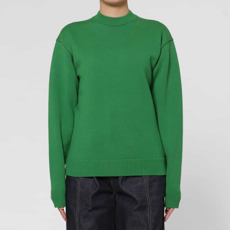 AURALEE AURALEE ＜オーラリー＞ スーパーファインウール モックネックニットプルオーバー GREEN