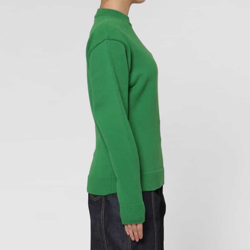 AURALEE AURALEE ＜オーラリー＞ スーパーファインウール モックネックニットプルオーバー GREEN
