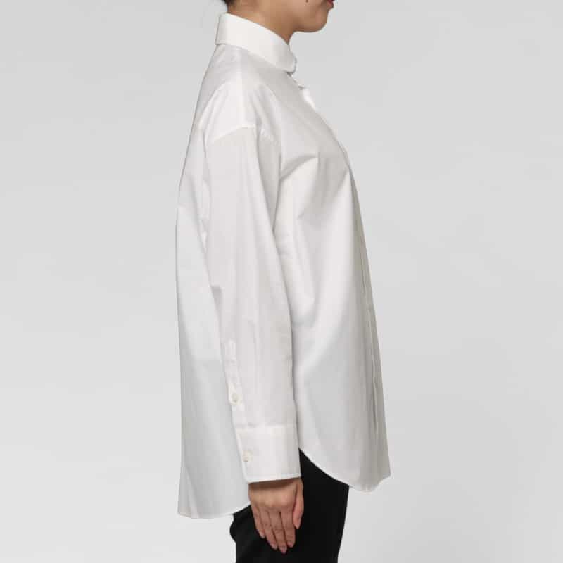 MADISONBLUE MADISONBLUE ＜マディソンブルー＞ ソリッドシャツ “J BRADLEY“ WHITE