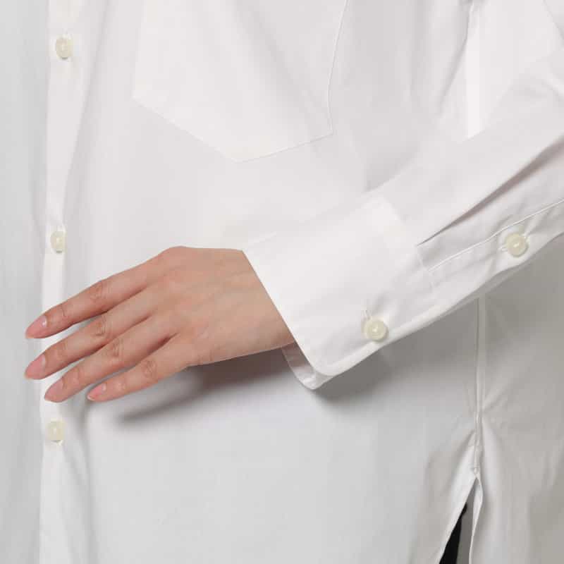 MADISONBLUE MADISONBLUE ＜マディソンブルー＞ ソリッドシャツ “J BRADLEY“ WHITE
