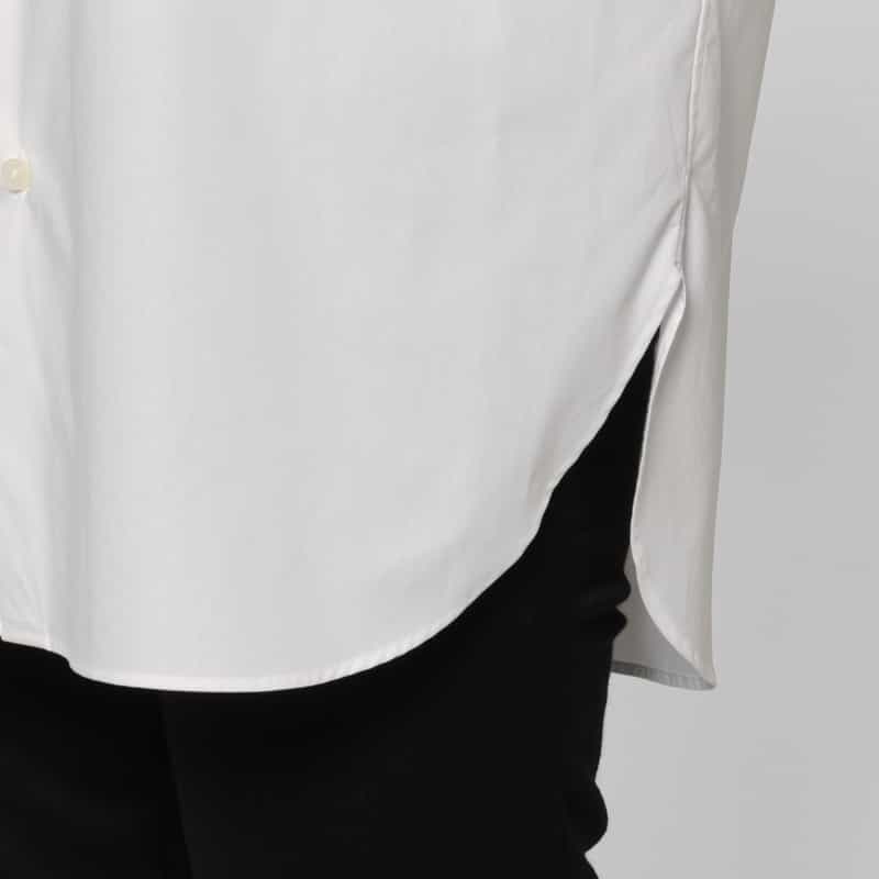 MADISONBLUE MADISONBLUE ＜マディソンブルー＞ ソリッドシャツ “J BRADLEY“ WHITE