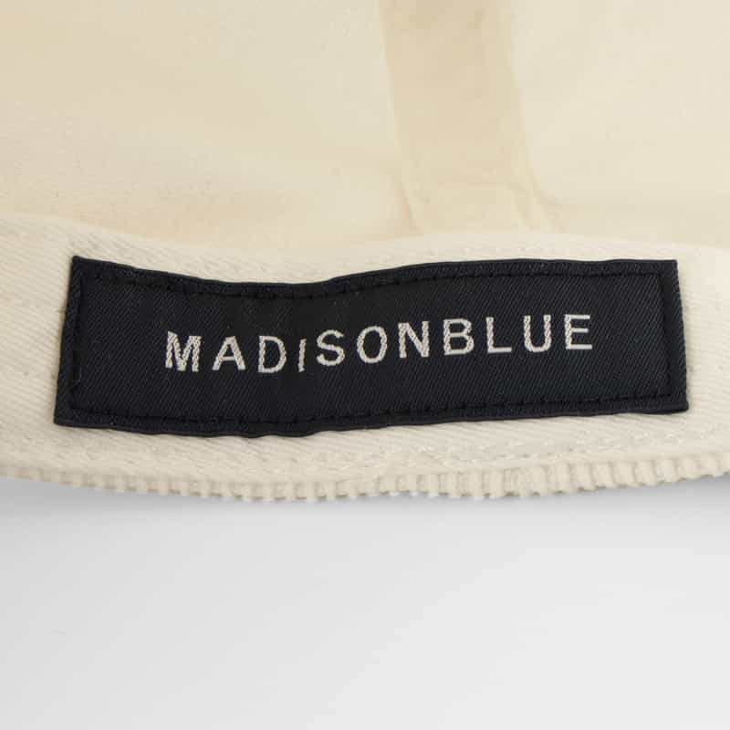 MADISONBLUE MADISONBLUE ＜マディソンブルー＞ エンブロイダリーロゴキャップ IVORY
