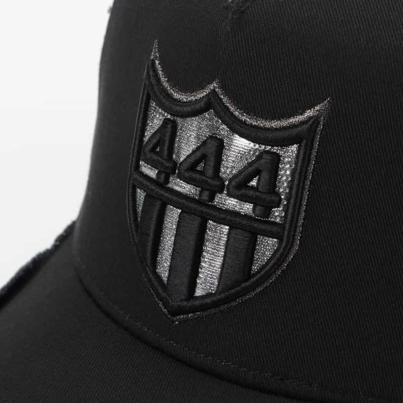 YOSHINORI KOTAKE DESIGN YOSHINORI KOTAKE DESIGN＜ヨシノリ コタケ デザイン＞ ベースボールキャップ“444" BLACK