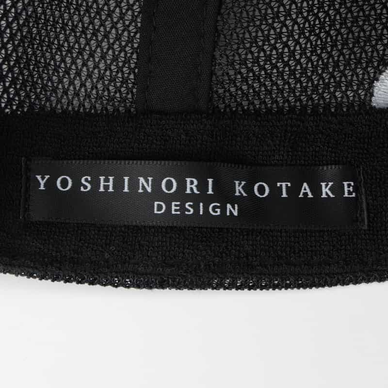YOSHINORI KOTAKE DESIGN YOSHINORI KOTAKE DESIGN＜ヨシノリ コタケ デザイン＞ ベースボールキャップ“444" BLACK