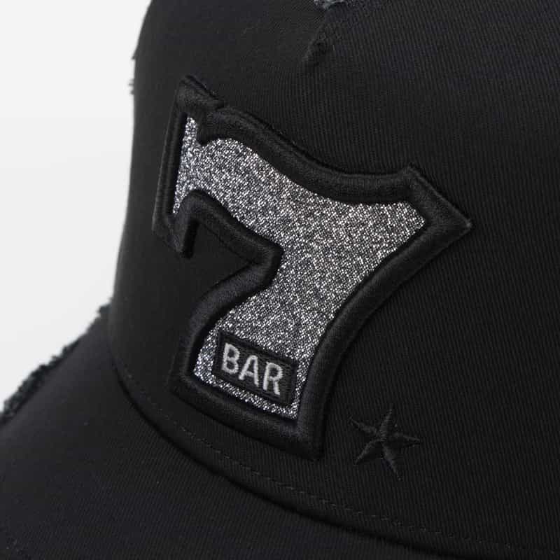 YOSHINORI KOTAKE DESIGN YOSHINORI KOTAKE DESIGN＜ヨシノリ コタケ デザイン＞ ベースボールキャップ“7BAR" BLACK