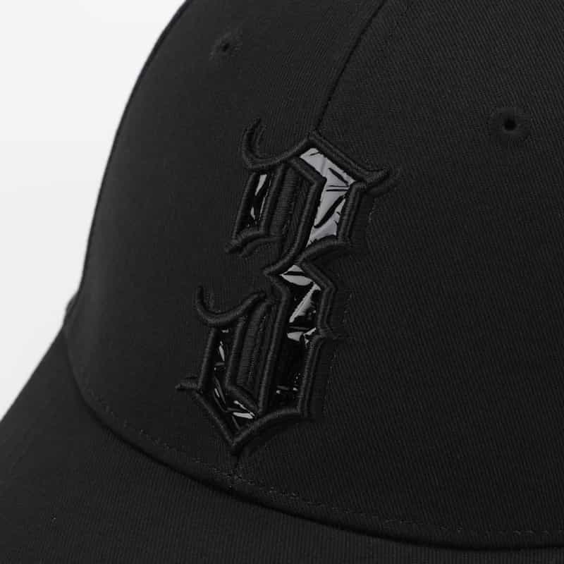 YOSHINORI KOTAKE DESIGN YOSHINORI KOTAKE DESIGN＜ヨシノリ コタケ デザイン＞ ベースボールキャップ“3" BLACK