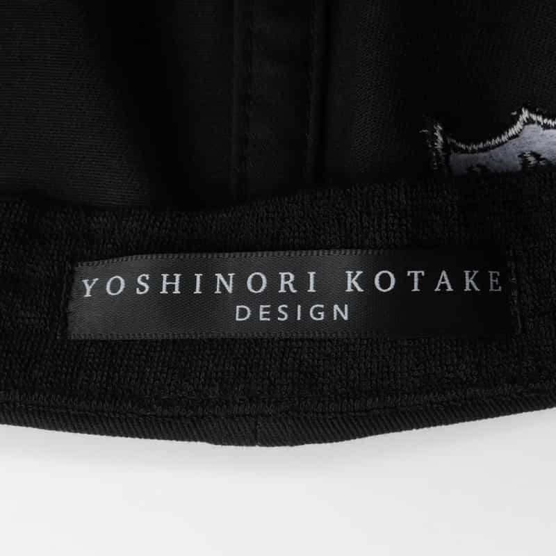 YOSHINORI KOTAKE DESIGN YOSHINORI KOTAKE DESIGN＜ヨシノリ コタケ デザイン＞ ベースボールキャップ“3" BLACK