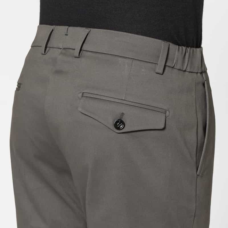 BERWICH BERWICH＜ベルウィッチ＞ バーニーズ　ニューヨーク限定ストレッチ素材ストレートパンツ GRAY