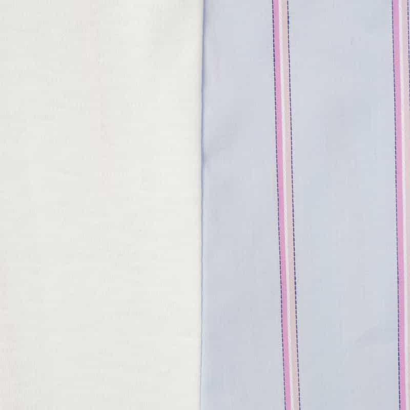 BARNEYS NEW YORK ウォッシャブル 異素材コンビネーションカットソー WHITE