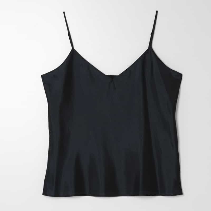 BARNEYS NEW YORK ウォッシャブル フロッキードット柄シアーボウタイブラウス（インナーキャミソール付き） NAVY
