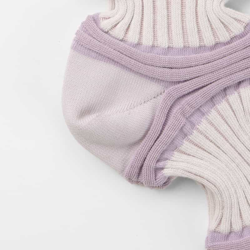 CFCL CFCL ＜シーエフシーエル＞ ギャザーリブソックス LIGHT PURPLE