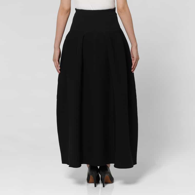 CFCL CFCL＜シーエフシーエル＞ ニット ロングスカート “POTTERY“ BLACK
