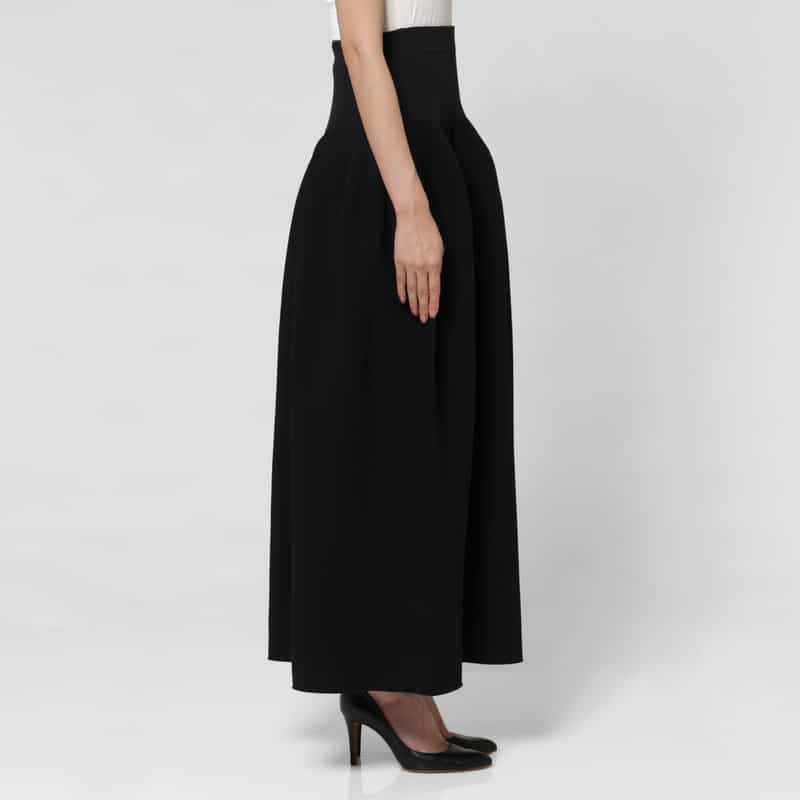 CFCL CFCL＜シーエフシーエル＞ ニット ロングスカート “POTTERY“ BLACK