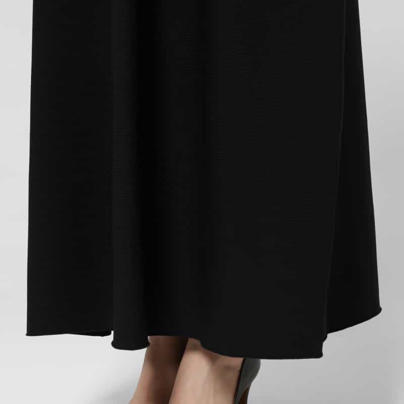 CFCL CFCL＜シーエフシーエル＞ ニット ロングスカート “POTTERY“ BLACK