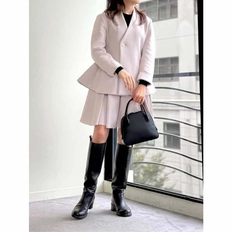 CFCL CFCL＜シーエフシーエル＞ カラーレス フレアジャケット “MILAN“ BEIGE