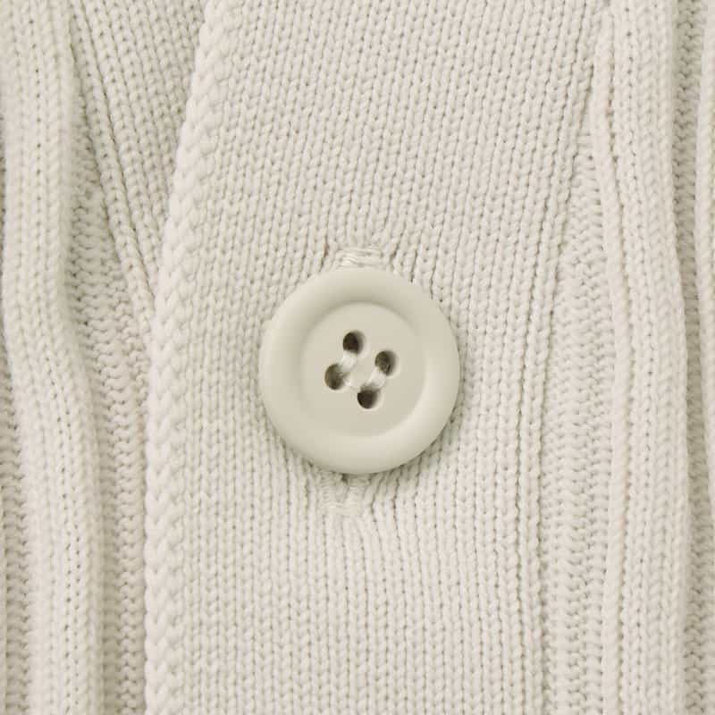 CFCL CFCL＜シーエフシーエル＞ フレアヘム ニットカーディガン “POTTERY“ BEIGE