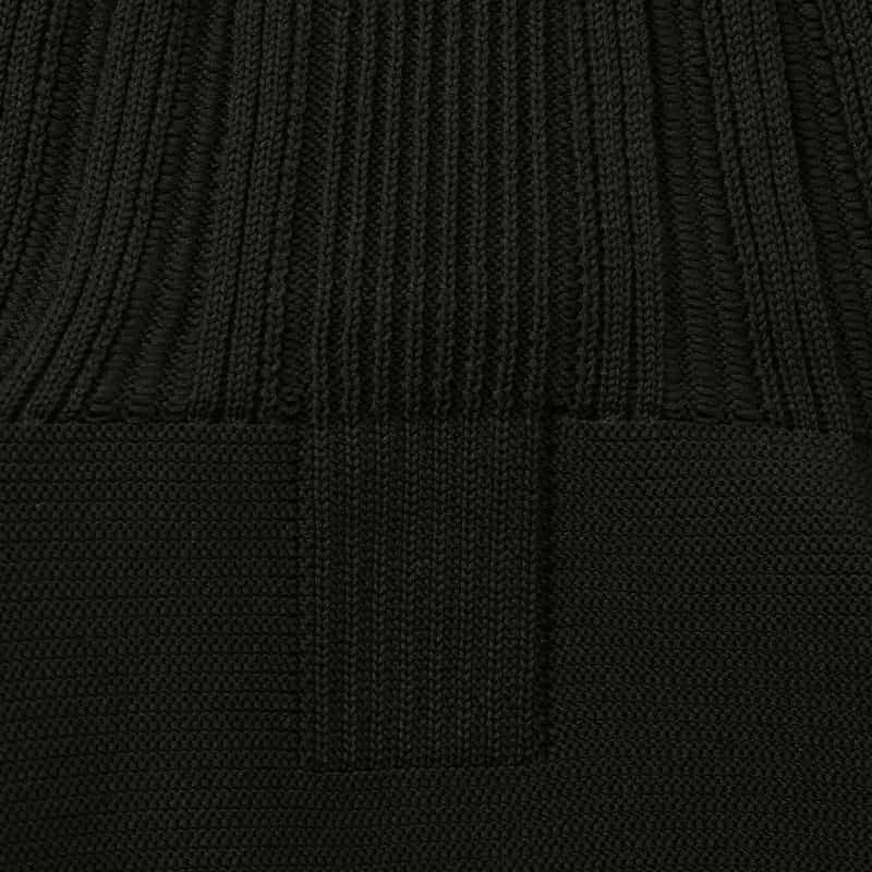 CFCL CFCL＜シーエフシーエル＞ フレアヘム ニットカーディガン “POTTERY“ BLACK