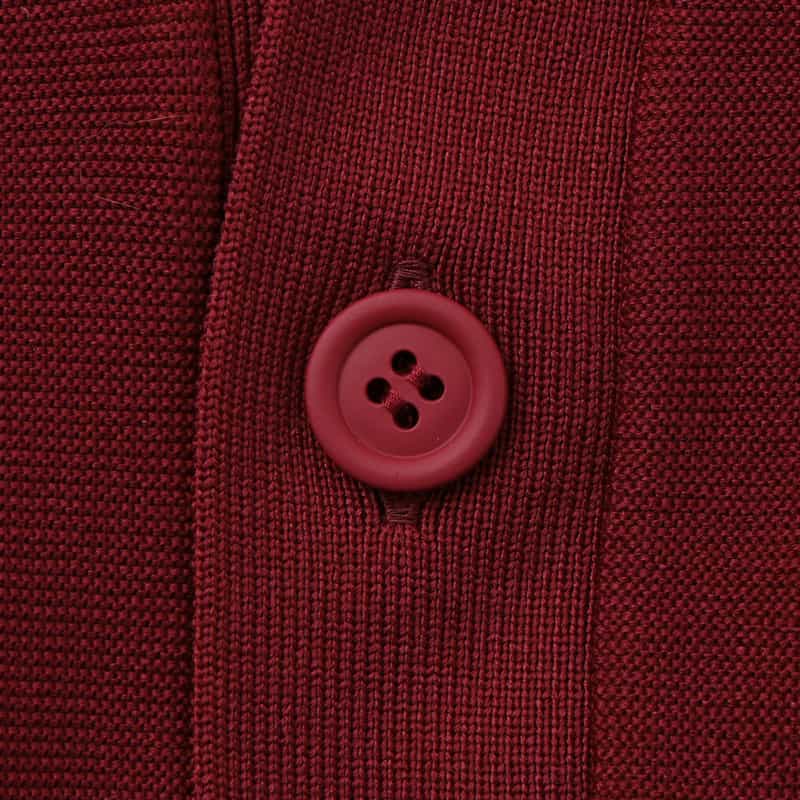 CFCL CFCL＜シーエフシーエル＞ バーニーズ　ニューヨーク限定 クロップド ニットカーディガン RED