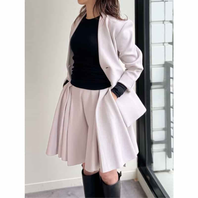 CFCL CFCL＜シーエフシーエル＞ ワイドニットショーツ IVORY
