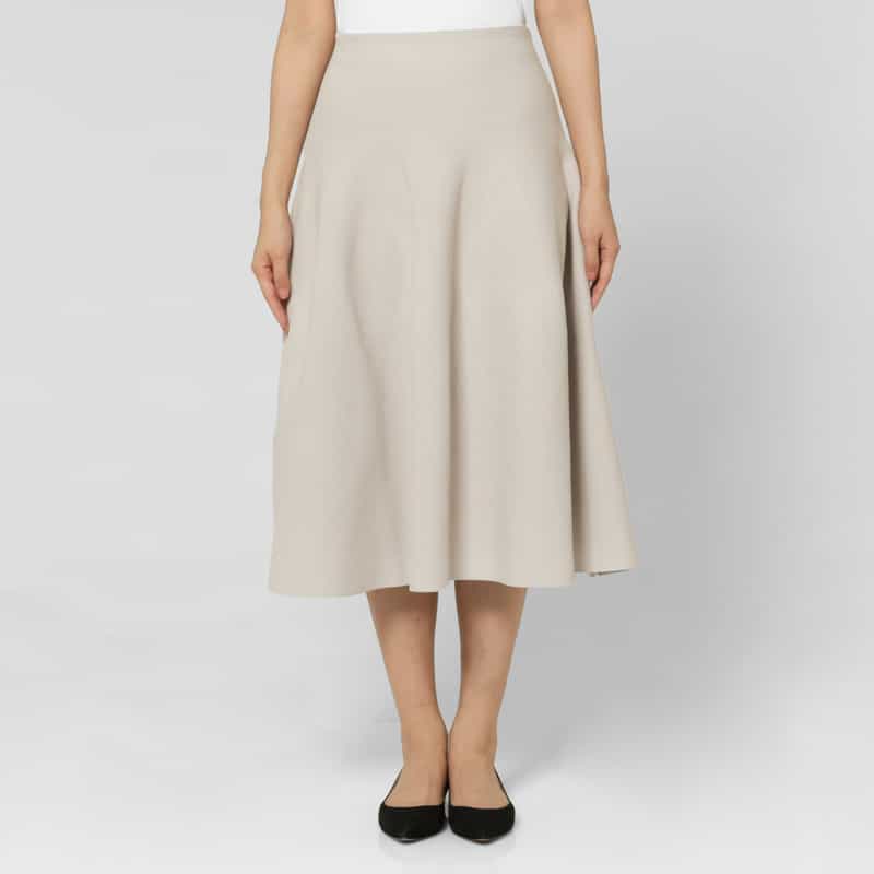 CFCL CFCL＜シーエフシーエル＞ ニット ロングスカート “MILAN“ BEIGE