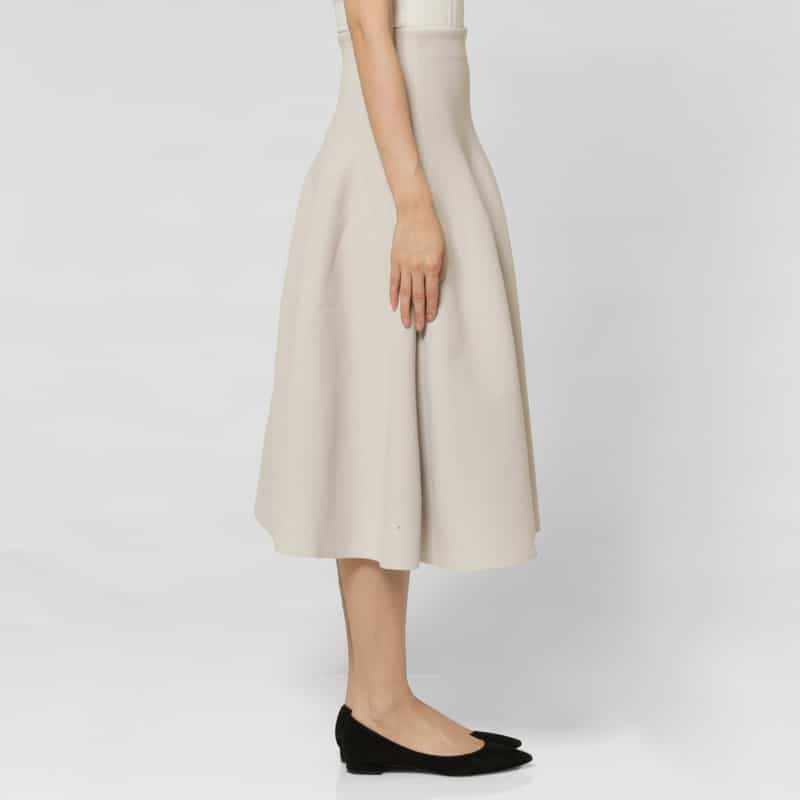 CFCL CFCL＜シーエフシーエル＞ ニット ロングスカート “MILAN“ BEIGE
