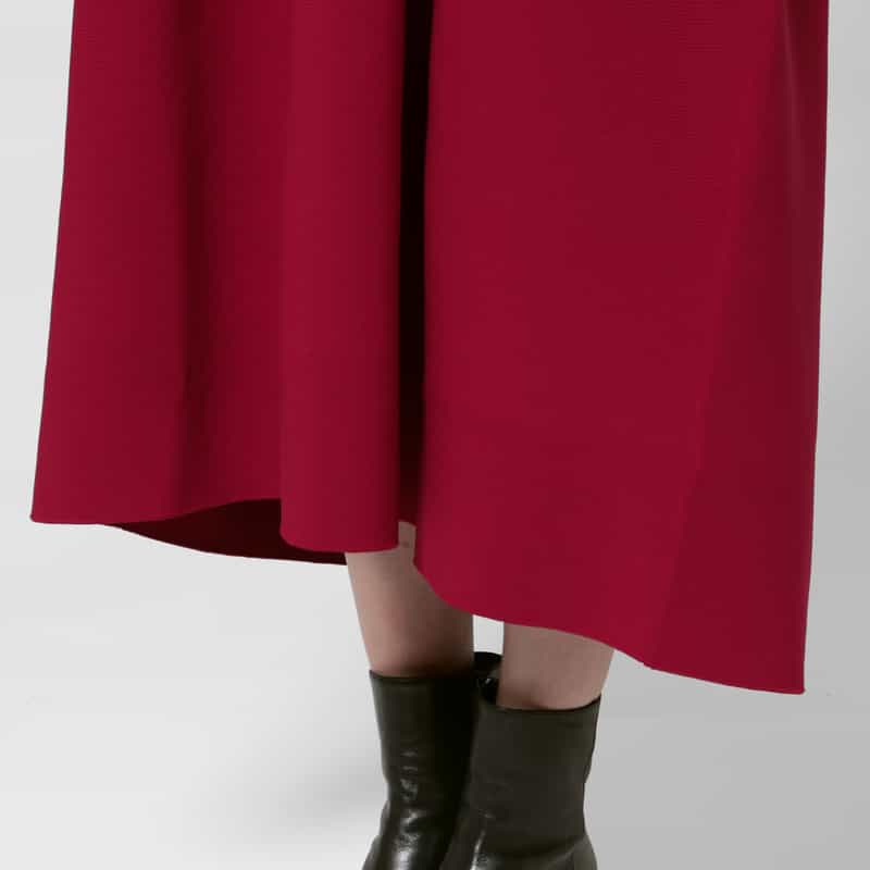 CFCL CFCL ＜シーエフシーエル＞ バーニーズ　ニューヨーク限定 ルーセントデコルテ ロングドレス “POTTERY“ RED