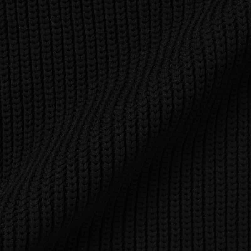 CFCL CFCL＜シーエフシーエル＞ ハイネック リブニットプルオーバー BLACK