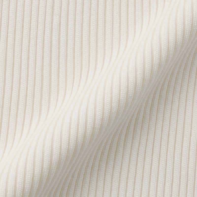 CFCL CFCL＜シーエフシーエル＞ ドレープスリーブ ニットプルオーバー “PORTRAIT“ WHITE