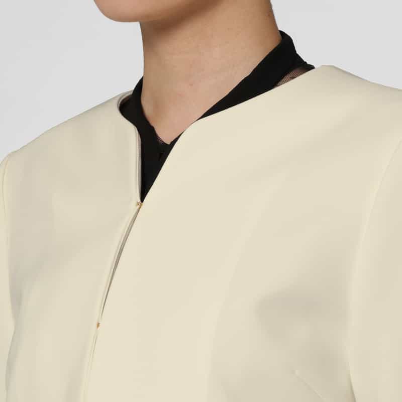 BARNEYS NEW YORK セットアップ フリルヘム ボレロジャケット OFF WHITE