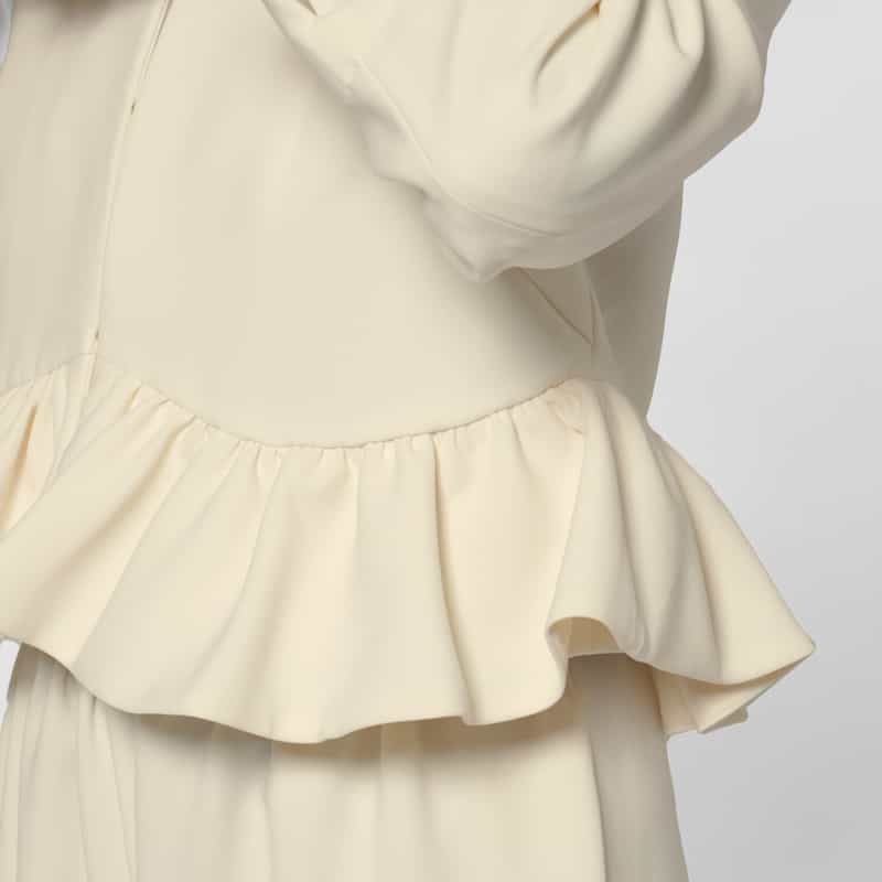BARNEYS NEW YORK セットアップ フリルヘム ボレロジャケット OFF WHITE