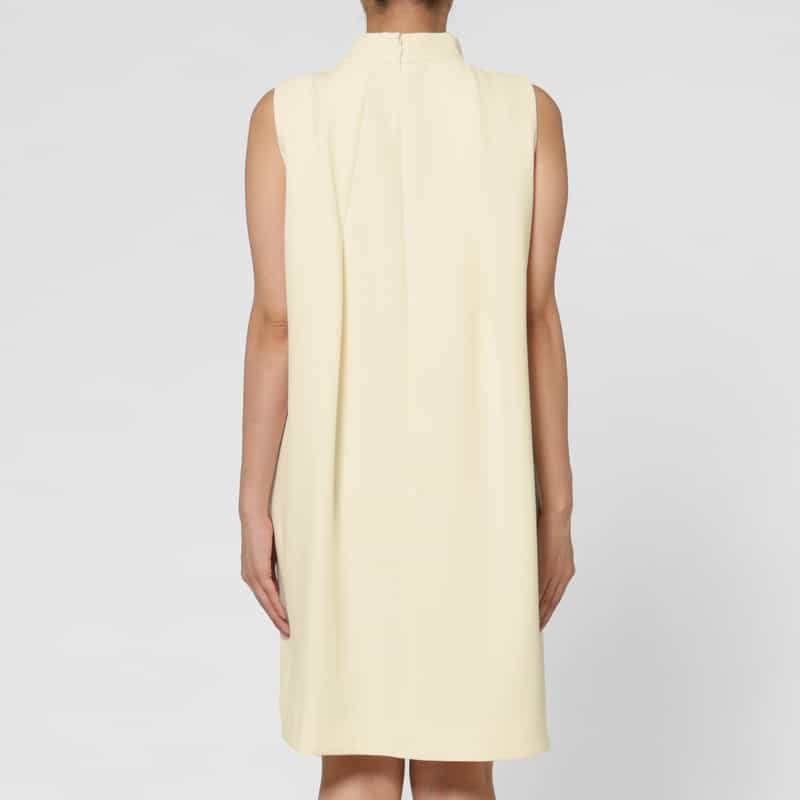 BARNEYS NEW YORK セットアップ ビッグボウ ノースリーブドレス OFF WHITE