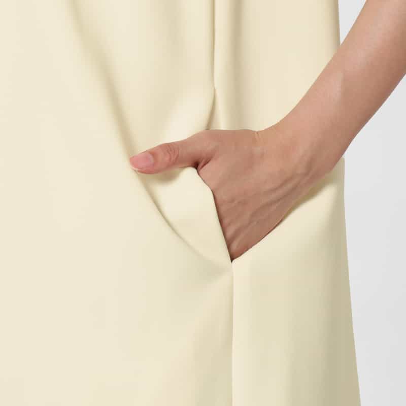 BARNEYS NEW YORK セットアップ ビッグボウ ノースリーブドレス OFF WHITE